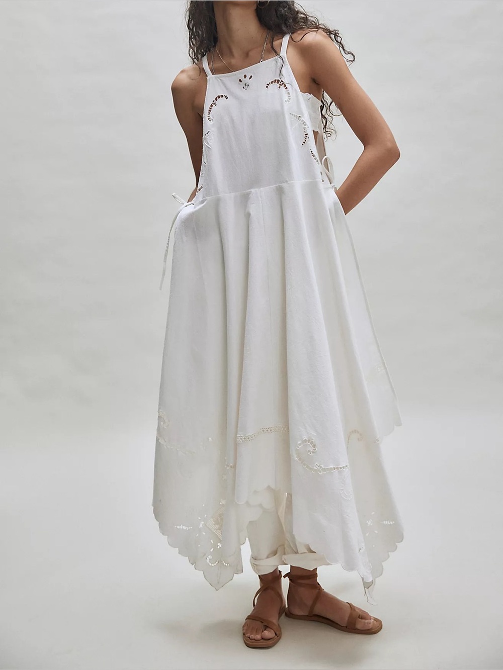 Free people Pearl Maxi Top clean ivory - Picture 1 of 8